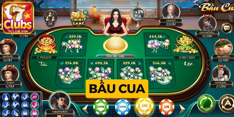 Cách chơi Bầu cua 7Club đơn giản nhất hiện nay